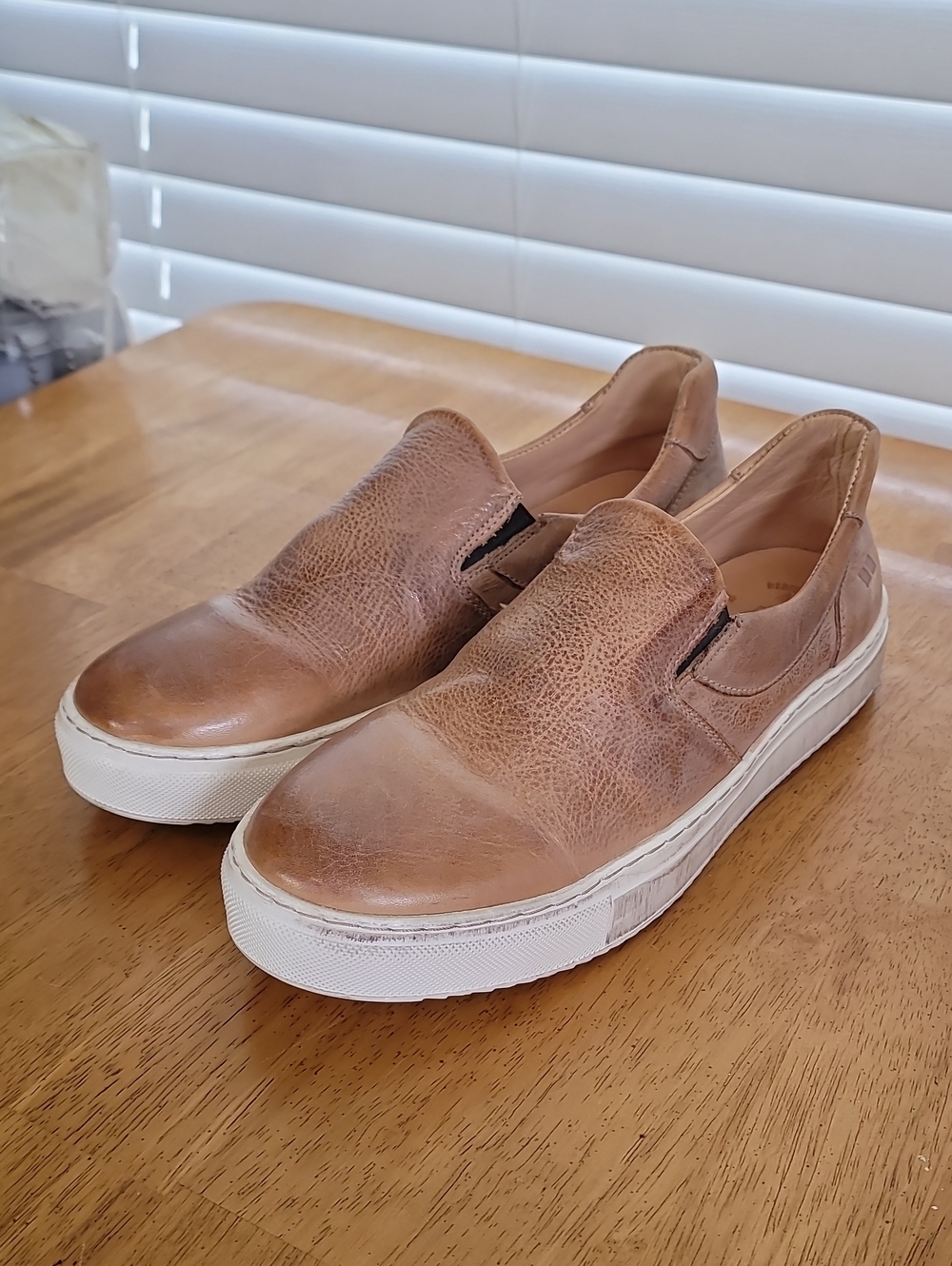 BED|STÜ Hermione leather slip-on.